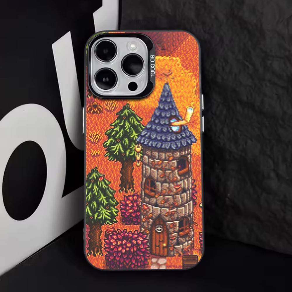 Stardew Valley   Phone Case For iPhone 17,16,15,14,13,12,11 Plus,Pro Max,XS,Colorful Silver Black Cover