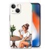 Phone Case For iPhone 16 Cases iPhone 15 12 13 14 16 Pro Max X XR XS Max 15 Plus 16Pro iPhone11 Cover Girl Boss Female Coffee