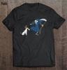 men cotton t-shirt male tee-shirt Jack Russell Terrier Grim Reaper Funny Dog Halloween Men T-Shirt S-6Xl Summer Style Tee Shirt