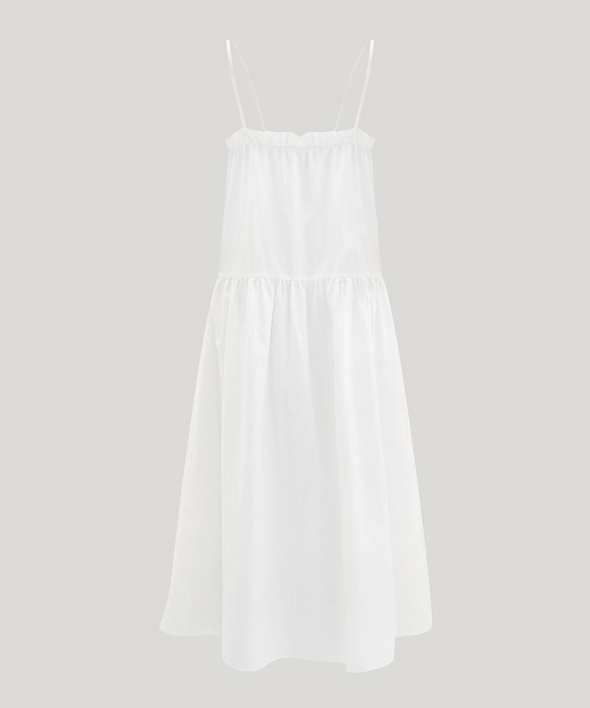 Poeteuseoul Flowy Pintuck Dress_Ivory