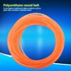 Orange Smooth PU Polyurethane Round Belt for Drive Transmission(6mm*10m)