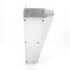 Galvanized Steel Chicken Restraining Cone Easy To Clean Flat-Back Poultry Killing Cone for Chickens Broilers Roasters