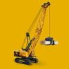1:55 Simulation Engineering Vehicle Toy Excavator Demolition Machine Grab Stone Machine Grab Wood Crane Model Car Toys
