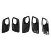 5-Color ABS Carbon Fiber Inner Door Handle Bowl Cover Trim