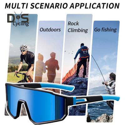Outdoor Cycling Glasses with PC Lens UV Protection Windproof Lightweight Men Women Running Mountain Bike Sports Goggles Eyewear