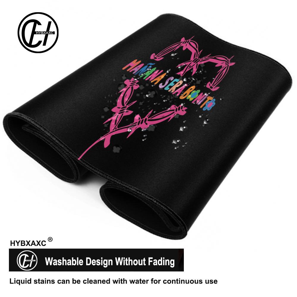 HYBXAXC Karol G Manana Sera Bonito Mouse Pad Abstract cartoon Large 800x400mm MouseMat Gamer Mause Carpet PC Mat keyboard Pad