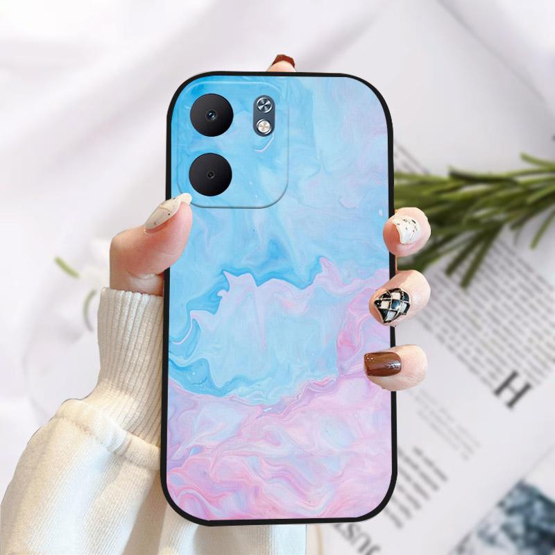 For OPPO A5X Case Fashion Painting Black TPU Soft Silicone Case For OPPO A5X 5G CPH2733 OPPOA5X 4G CPH2725 Back Cover Shell Capa