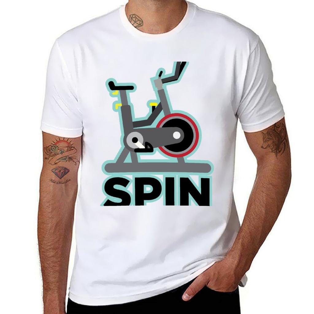 Spin Bike Tshirt Lightweight Casual Summer Tshirt
