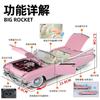 1:24 1959 Cadillac Eldorado Biarritz Vintage Convertible Luxury Alloy Metal Diecast Model Car Collectibles Hobby Deskto Display