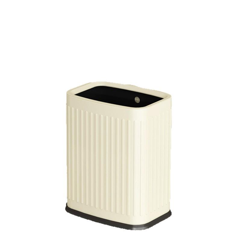 Double-Layer Guest Room Trash Can for Hotel/Bathroom/Office, 8L, Lidless Design