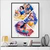 Disney 5D DIY Diamond Painting Disney Princess Illustrations, Cartoon Full Diamond Mosaic Diamond Painting Art Wall Decoration Craft Set