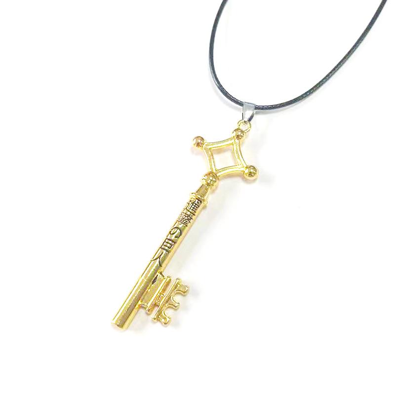 Anime Attack on Titan Halskette Shingeki No Kyojin Wings of Freedom Survey Sword Punk Halskette für Frauen Männer Cosplay Schmuck Geschenk