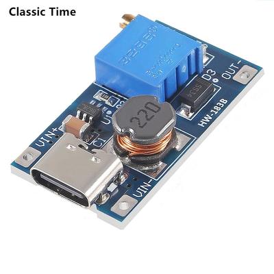 MT3608 DC-DC 2A Zvyšujúci nastaviteľný Boost Modul Napájací Zosilňovač Modul S Type-C USB 2V-24V na 5V 9V 12V 28V pre Arduino