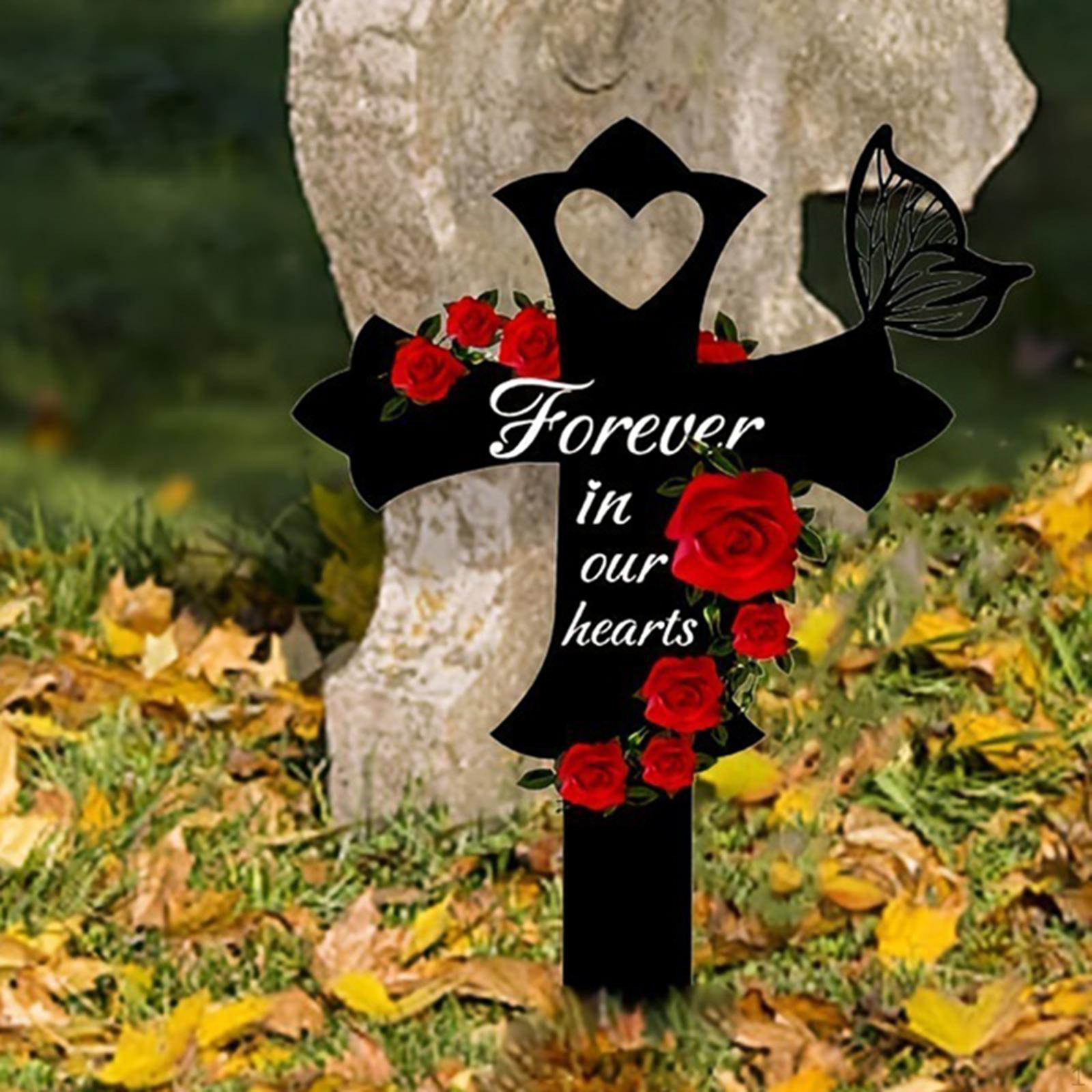 

2D Garden Stake Sturdy Decorative Ornament Versatile for Spring Fence Patio