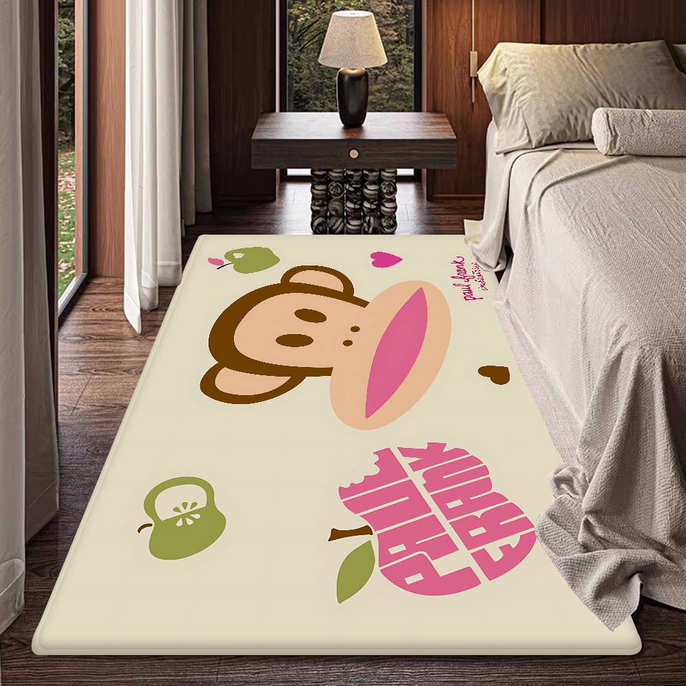 Fashion P-Paul Frank Door Mat Nordic Style Bedroom Living Room Doormat Home Balcony Anti-Slip Alfombra