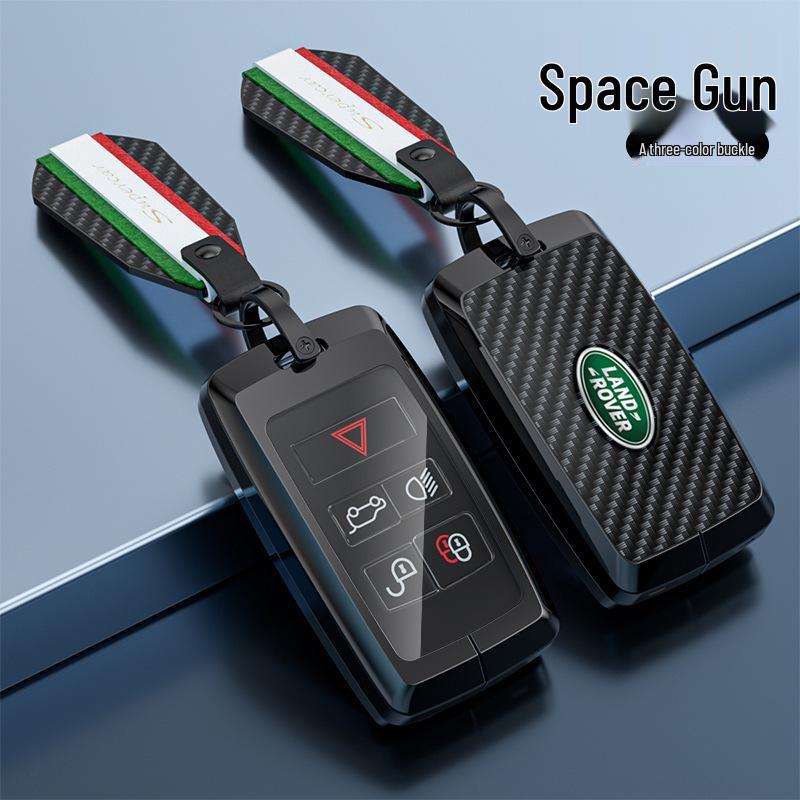 Metal Key Case for Land Rover Range Rover, Freelander, Discovery 5, Defender, Velar Cars.