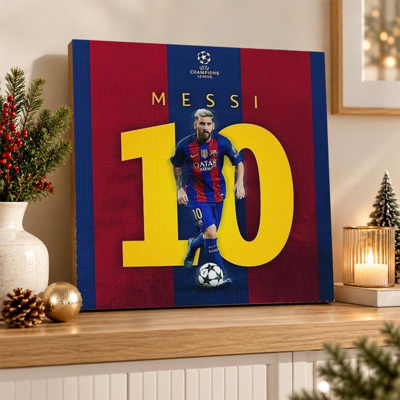 Zestaw do Malowania Diamentami Lionel Messi 5D Pełny Wiertak DIY Mozaika Diamentowa Sztuka Ścienna Wystrój Domu