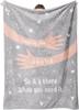 Afterprints Soft Throw Blankets  x  Healing Hug Blanket Get Well Gifts for Men Women Perfect for Friends Sister Coworkers