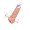 Men's Additional Vibrating Wolf Tooth Set  Coarse Sex Toy  Extended Vibrating Penis Set Male Adult Toy