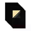 Black Adhesive Back Felt Sheets Fabric Sticky Back Sheets Self-Adhesive and Water , 10 PCS
