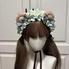 Y2k Cosplay Headdress Rivet Lolita Hair Clip Sweet Lolita Wings Lace Headband  Daily