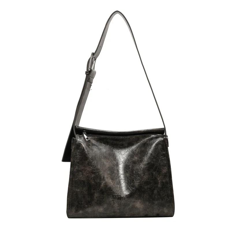 

Большая вместимость застежки-молнии PU женские сумки повседневные однотонные внутренние отделения сумки-шопперы швейные нитки горячая распродажа сумки для женщин