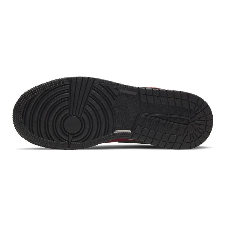 Air Jordan 1 Low GS Reverse Bred Kids Sneakers Gym-Red White Black 553560-605