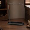 Menu Display Stand with Tray Freestanding Photo Rack Metal Clips
