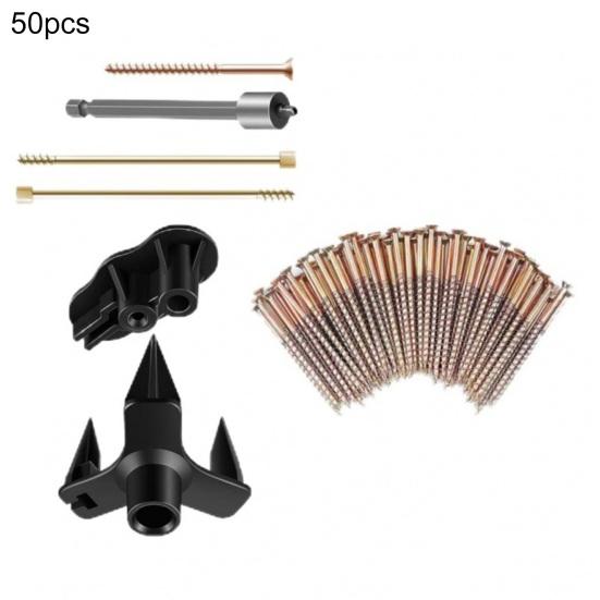 Quietschendes Boden-Reparaturset mit 50/125 Schrauben Kork Geräuschreduzierung Quietsch-Beseitigung DIY-Werkzeuge Linoleum-Stopper