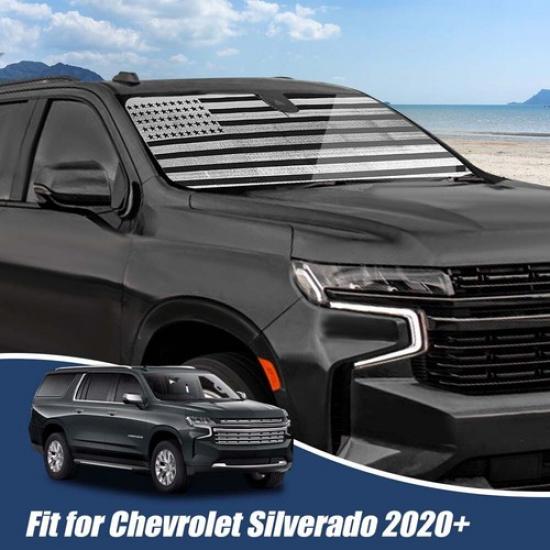 Foldable Windshield Sunshade Sun Visor Heat UV For Suburban Tahoe YUKON +