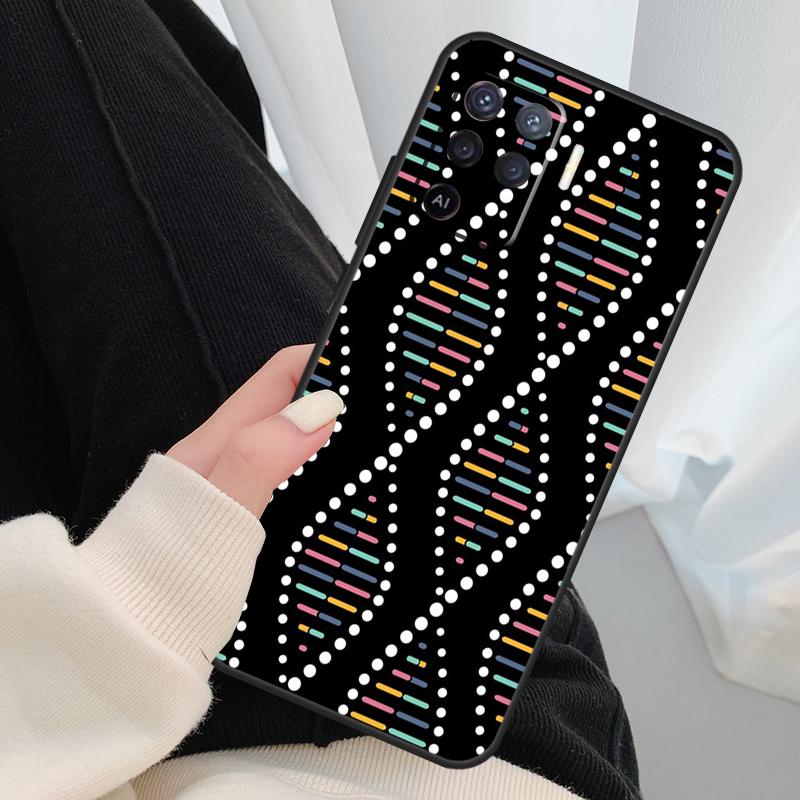 Science DNA Biology Case For Oppo A96 A76 A16 A60 A98 A58 A78 A18 A38 A80 A40 A77 A57 A17 A74 A54 A94 A15 A5 Pro