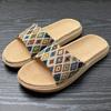 New Thick-Sole Anti-Slip Women's Linen Slippers