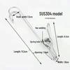 Stainless Steel Sock and Clothes Peg Clips – Windproof Hanger Accessory