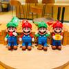 Cute Cartoon Super Mario Keychain Creative Pvc Car Pendant Wholesale Gift