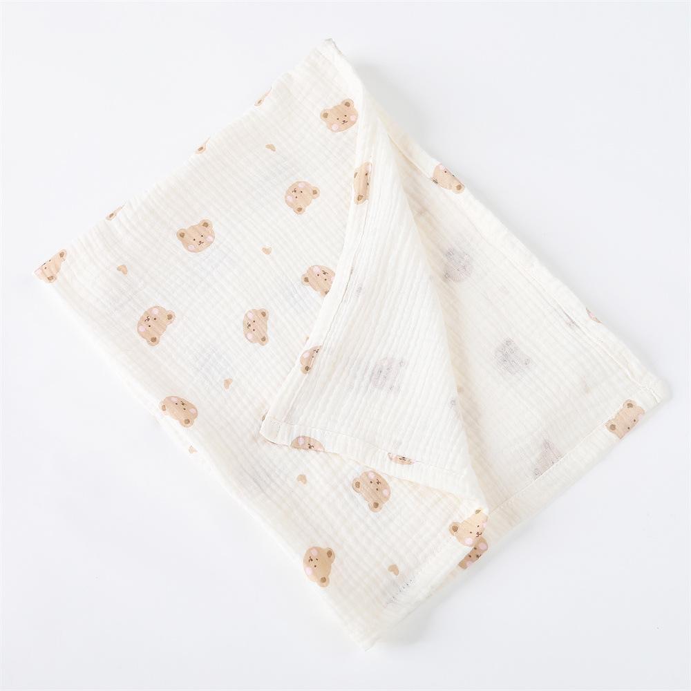 85*65cm Muslin Squares Baby Swaddle Blanket Newborn Diaper Bedding Cotton Stroller Blankets Infant Nap Cover