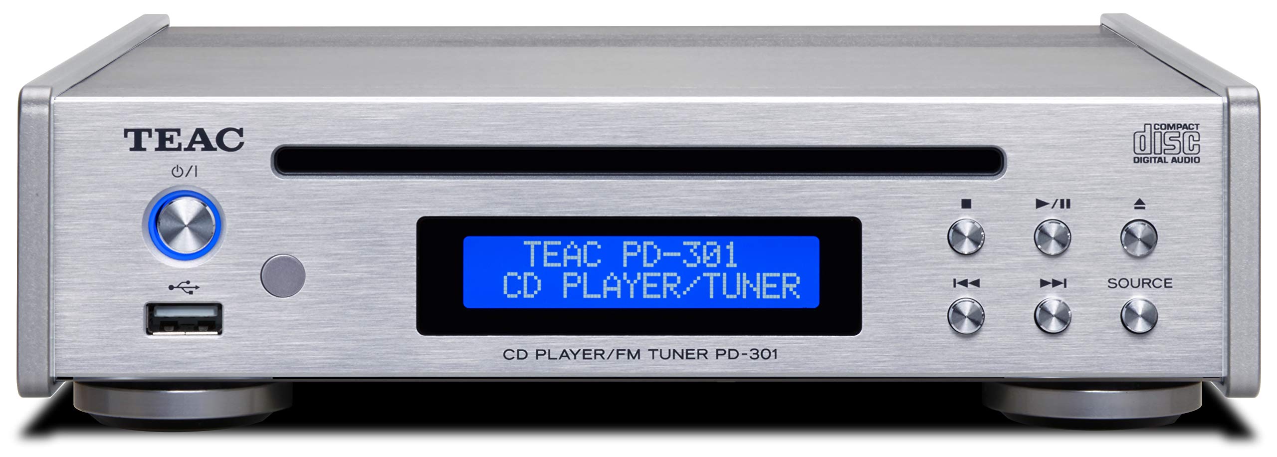 

TEAC CD тюнер Silver player/FM PD-301-X