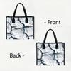 Crack Pattern Tote Bag Fashion Casual Large Capacity Daily Shoulder Handbag