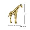 Creative Animal Solid Brass Giraffe Small Statue Desktop Ornament Figurines Miniatures Decorations Crafts Home Decor Accessories