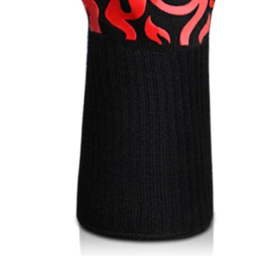 BBQ Gloves 1472 Fahrenheit  Heat Resistant Grilling Gloves Nonslip Silicone for Barbecue Cooking Baking