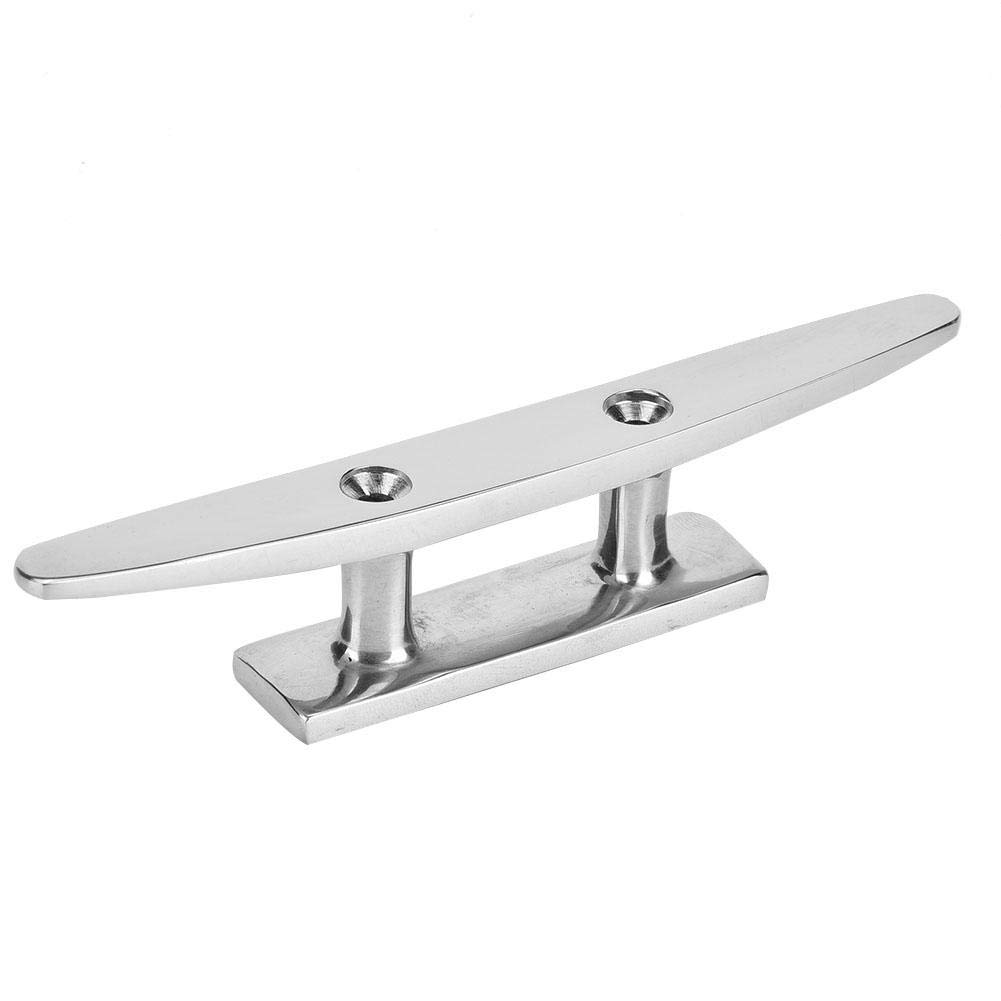 Dock Cleats Mooring Boat Deck Cleat Boat Rope Cleats Stainless Steel Open Base Cleats Polished Boat Supplies 5