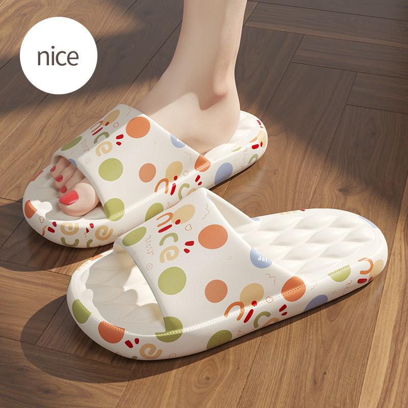 Men's and Women's Non-Slip Bathroom Sandals: Thick-Soled, Deodorant EVA Slippers for Home and Summer.