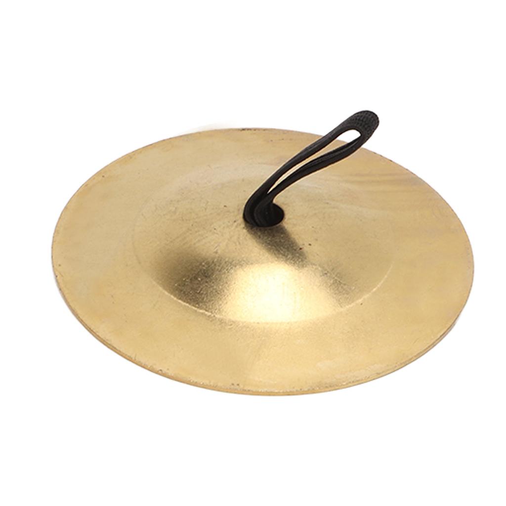 2Pcs Finger Cymbals Pure Copper Wear Resistant Easy Grip Finger for Dance Party Holiday