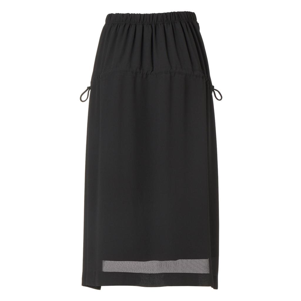 New Onitsuka Tiger Ws Skirt Casual Long Skirt Women's Black 2182B025-001