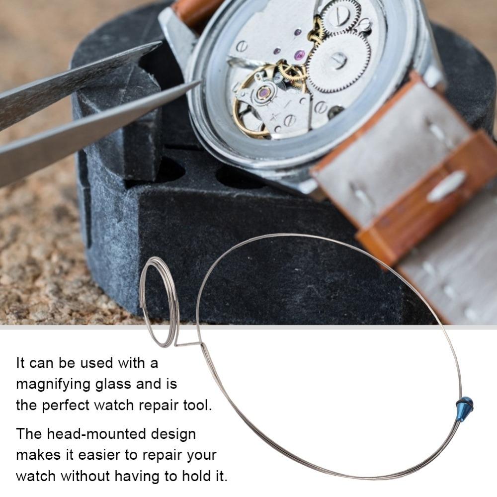 3Pcs Adjustable Headband Head Mounted Magnifying Glass Magnifier Loupe Holder  Precision Work