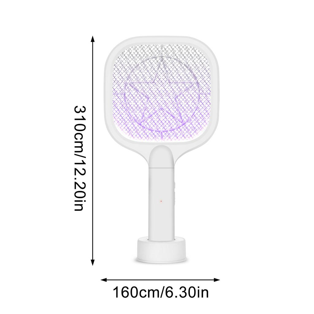 Two-in-1 LED Trap Mosquito Killer Lamp 3000V Electric Bug Zapper USB Rechargeable Summer Fly Swatter Trap Flies Insect Dropship