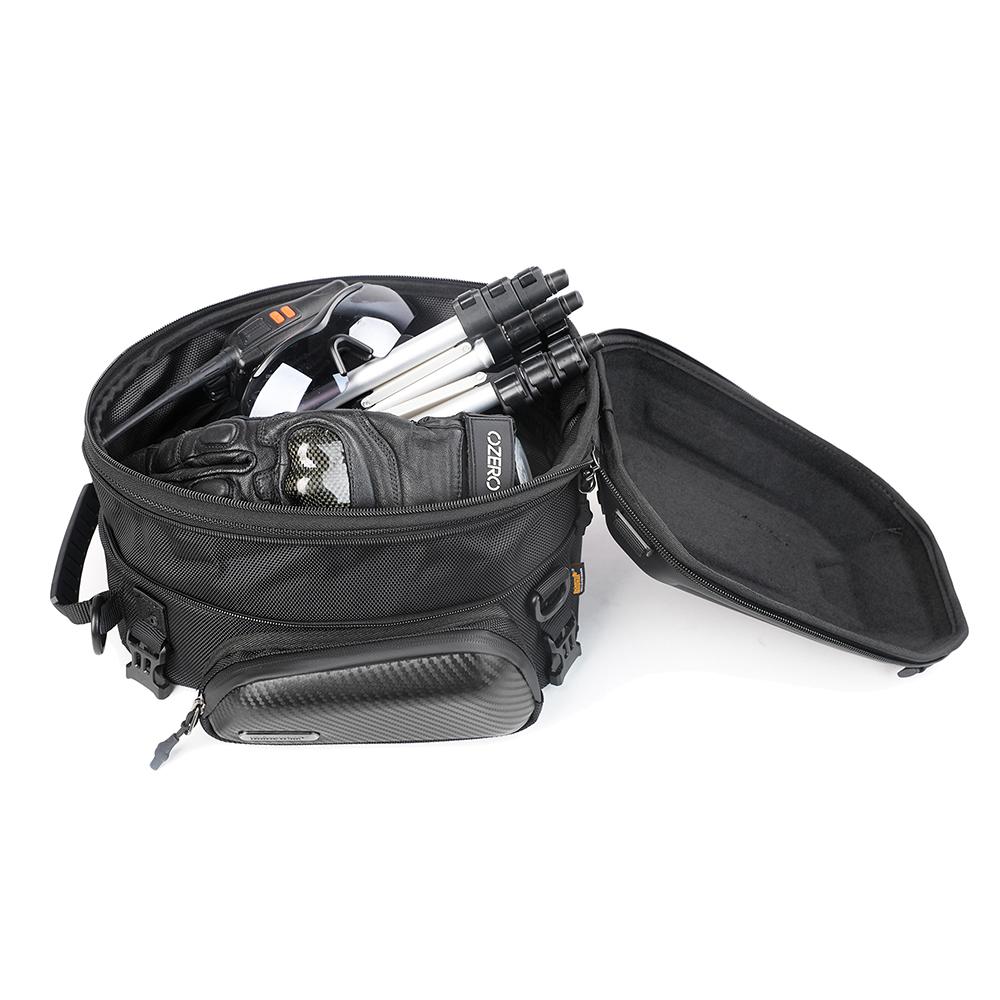 Expandable Motorcycle Rearseat Bag 12 18L Large Capacity Motorcycle Bag Universal Motorcycle Riding Rear Bag Motorcycle