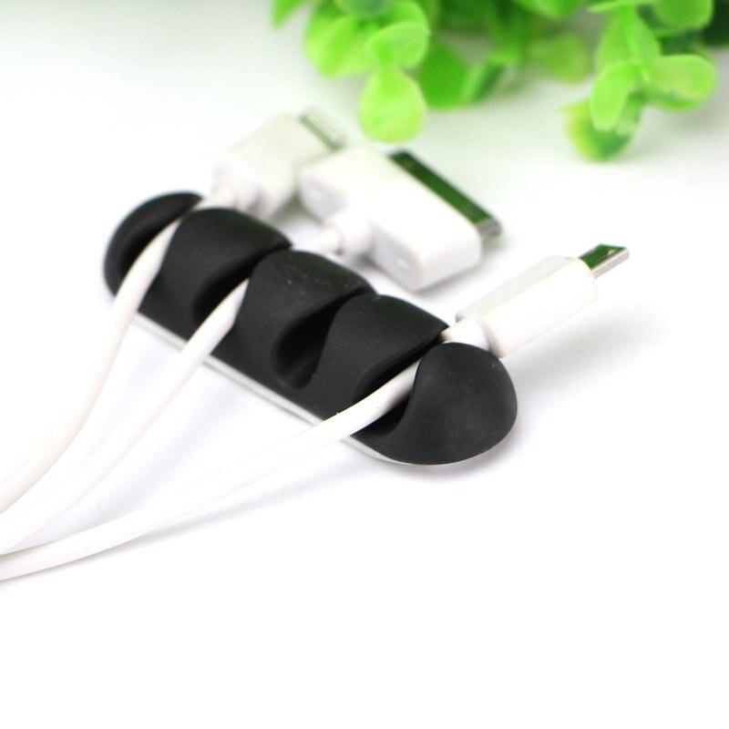 

Data Cable Fixing Organizer Self-Adhesive Cable Clip 4holes 5holes 7 Holes Select Charging Cable Computer Power Cable Fixing Cli