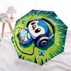 1pc Penguin Automatic Open/Close Umbrella - Compact Travel Umbrella with 8-Rib Durable Frame,  Portable for Commuting, yy251023027