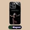 Aurora Aksnes Glass MagSafe Mobile Phone Case for iPhone 17 16 15 14 13 12 11 Air Pro Max Plus Mini Colorful Cover