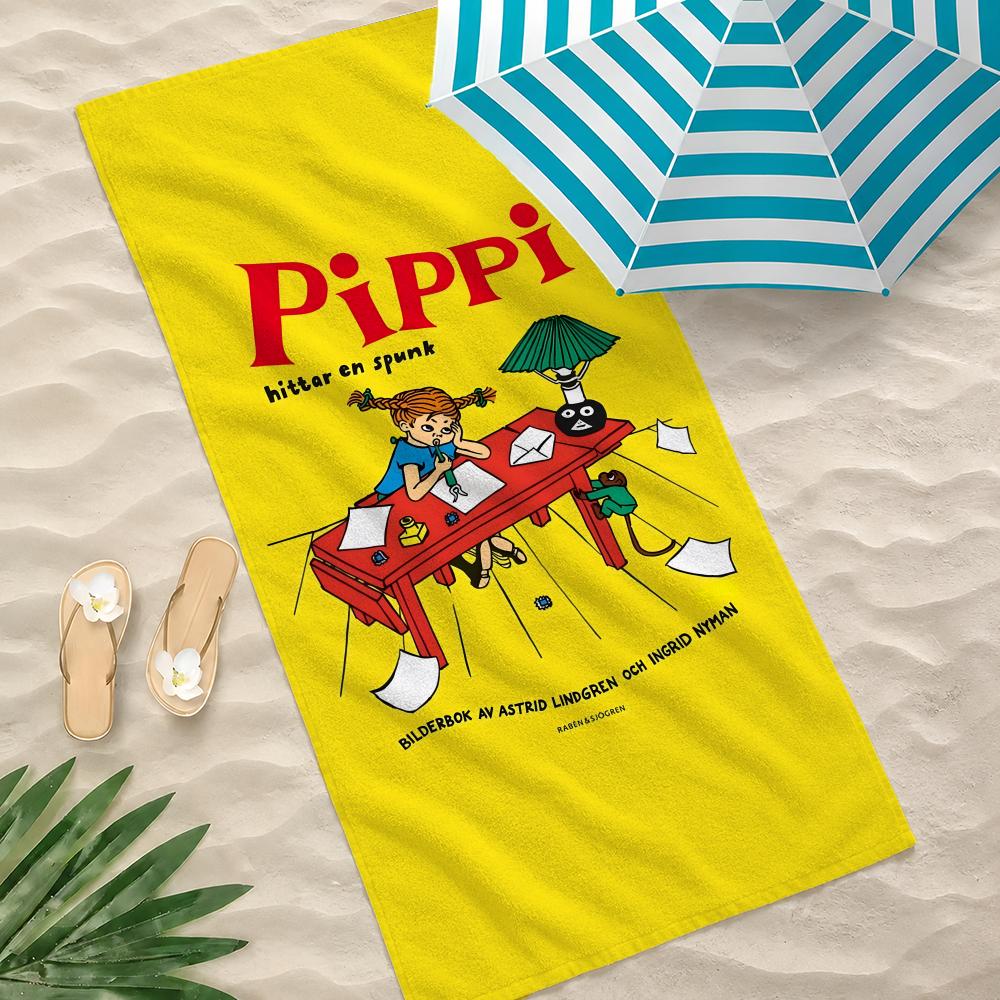 Book Pippi Longstocking Towel Towel Beach Towel Oversized Quick Dry Towel Absorbent Soft Swim BeachTowels for Men Women